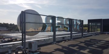 Ombrière photovoltaïque Super U Saint-Vit